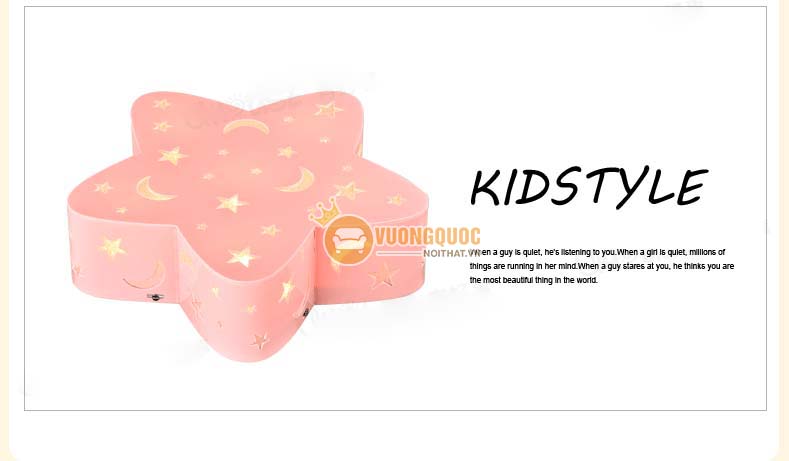 Đèn ốp trần trẻ em ngôi sao xanh uhs101-11